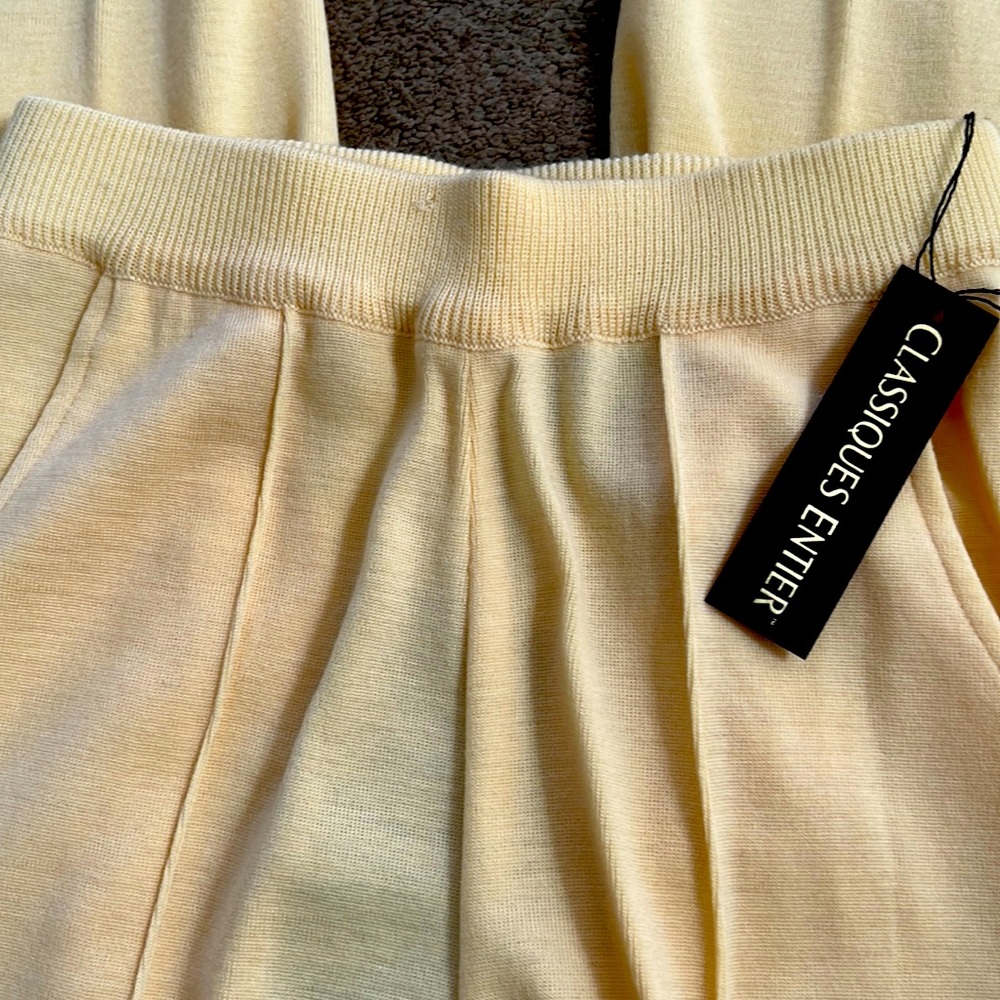 Cozy Wool Yellow Pants - NWT!